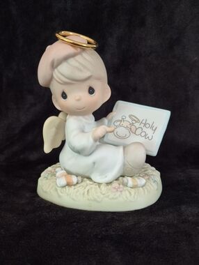 Vintage Enesco Precious Moments Holy Cow "I Think You're Just Divine" (#272558)
